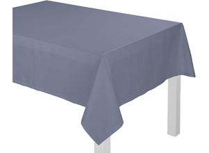 4004567219802 - Tischdecke WIRTH NEWBURY Tischdecken Gr B L 130 cm x 220 cm eckig blau (mittelblau) Tischdecken