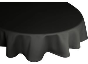 4004567220686 - Tischdecke WIRTH NEWBURY Tischdecken Gr B L 120 cm x 160 cm oval schwarz Tischdecken oval