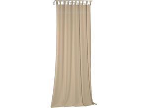 4004567222581 - Vorhang WIRTH Wiessee Gardinen Gr 145 cm Schlaufen 150 cm beige (naturfarben) Schlaufen