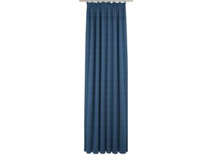 4004567223281 - Vorhang WIRTH Wiessee Gardinen Gr 145 cm Kräuselband 150 cm blau Landhaus Gardinen