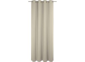 4004567224042 - Vorhang ADAM Uni Collection Gardinen Gr 175 cm Ösen 145 cm beige (naturweiß) Ösen