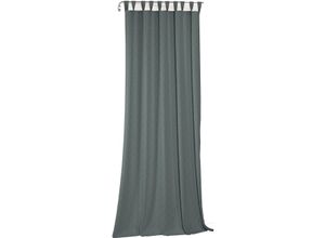 4004567229801 - Vorhang WIRTH Torbole Gardinen Gr 245 cm Schlaufen 132 cm blau (petrol) Schlaufen