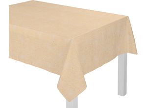 4004567255732 - Tischdecke WIRTH SWIFT Tischdecken Gr B L 130 cm x 160 cm eckig beige (creme goldfarben) Tischdecken