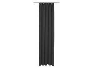 4004567257293 - Vorhang WIRTH Dim out Gardinen Gr 300 cm Kräuselband 145 cm schwarz Kräuselband