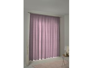 4004567269135 - Vorhang ADAM Little Parrot Gr 3 lila (aubergine) B145cm H225cm Jacquard Baumwolle (Bio-Baumwolle) Gardinen nachhaltig