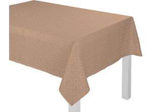 4004567270353 - Tischdecke ADAM Urban Cactus Tischdecken Gr B L 130 cm x 190 cm eckig braun Tischdecken nachhaltig