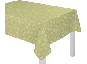 4004567271282 - Tischdecke ADAM Retro Floret Tischdecken Gr B L 145 cm x 250 cm eckig grün (hellgrün) nachhaltig