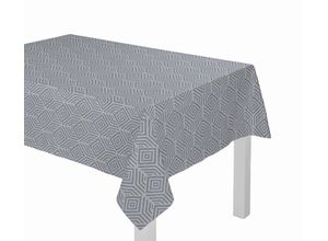 4004567273248 - Tischdecke ADAM Easy Diamond Tischdecken Gr B L 130 cm x 220 cm eckig blau (dunkelblau) Tischdecken nachhaltig