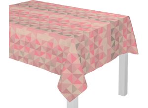 4004567273712 - Tischdecke ADAM Bio Bel Tischdecken Gr B L 145 cm x 220 cm eckig rosa Tischdecken