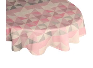 4004567273743 - Tischdecke ADAM Bio Bel Tischdecken Gr B L 145 cm x 220 cm oval rosa Tischdecken