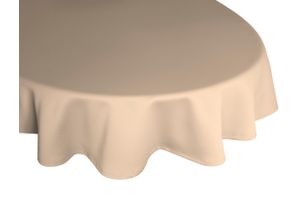 4004567274405 - Tischdecke ADAM Uni Collection Tischdecken Gr B L 145 cm x 220 cm oval braun (hellbraun) Tischdecken nachhaltig