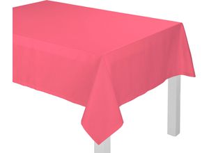 4004567275457 - Tischdecke ADAM Uni Collection Tischdecken Gr B L 130 cm x 220 cm eckig pink Tischdecken nachhaltig