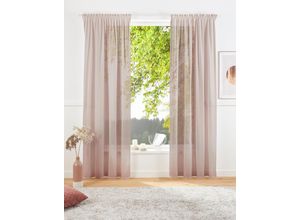 4004567282264 - Vorhang Lanea Gr 1 beige (sand) B135cm H145cm Baumwolle Polyester LEGER HOME BY LENA GERCKE Gardinen Leinenoptik 1 Schal verschiedene Größen