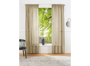 4004567294649 - Vorhang Lanea Gr 2 gelb (curry) B135cm H175cm Baumwolle Polyester LEGER HOME BY LENA GERCKE Gardinen Leinenoptik 1 Schal verschiedene Größen