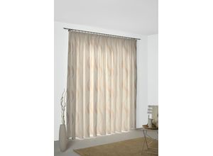 4004567301224 - Vorhang WIRTH Lupara Gr 2 beige Gardinen 175cm Multifunktionsband 132cm Baumwolle Polyester B132cm H175cm