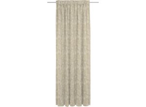 4004567305901 - Vorhang ADAM Flower Cuvée light Gardinen Gr 225 cm Multifunktionsband 142 cm beige nachhaltig aus Bio-Baumwolle