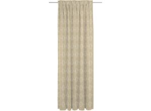 4004567308933 - Vorhang ADAM Romantic Puligny light Gardinen Gr 225 cm Multifunktionsband 142 cm beige nachhaltig aus Bio-Baumwolle