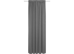 4004567312244 - Vorhang ADAM Uni Collection light Gardinen Gr 145 cm Multifunktionsband 142 cm schwarz (schwarz beige) Esszimmergardinen nachhaltig aus Bio-Baumwolle