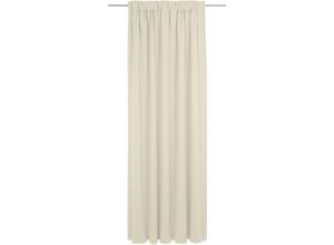 4004567312336 - Vorhang ADAM Uni Collection Gardinen Gr 255 cm Multifunktionsband 142 cm beige (natur) Esszimmergardinen nachhaltig aus Bio-Baumwolle