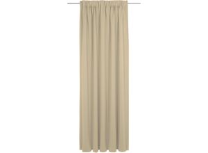4004567312466 - Vorhang ADAM Uni Collection Gardinen Gr 245 cm Multifunktionsband 142 cm beige Esszimmergardinen nachhaltig aus Bio-Baumwolle