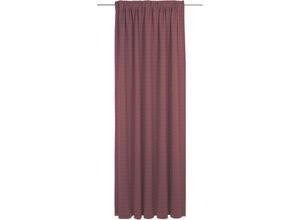 4004567312565 - Vorhang ADAM Uni Collection Gardinen Gr 245 cm Multifunktionsband 142 cm rot Esszimmergardinen nachhaltig aus Bio-Baumwolle