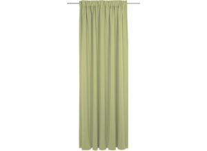 4004567312688 - Vorhang ADAM Uni Collection Gardinen Gr 255 cm Multifunktionsband 142 cm grün (hellgrün) Esszimmergardinen nachhaltig aus Bio-Baumwolle