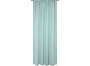 4004567314545 - Vorhang ADAM Uni Collection Gardinen Gr 245 cm Multifunktionsband 142 cm blau (hellblau) Esszimmergardinen nachhaltig aus Bio-Baumwolle