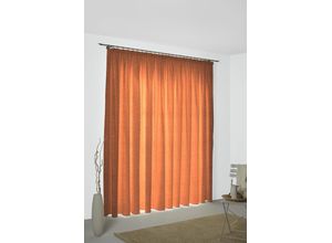 4004567317942 - Vorhang WIRTH Bachfeld Gardinen Gr 145 cm Multifunktionsband 132 cm orange (terra) Esszimmergardinen