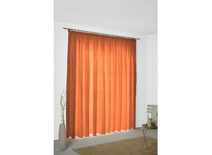 4004567317959 - Vorhang WIRTH Bachfeld Gardinen Gr 175 cm Multifunktionsband 132 cm orange (terra) Esszimmergardinen