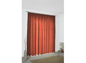 4004567318017 - Vorhang WIRTH Bachfeld Gardinen Gr 225 cm Multifunktionsband 132 cm braun (rost) Esszimmergardinen