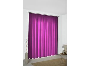 4004567319977 - Vorhang WIRTH Dim out Gardinen Gr 175 cm Multifunktionsband 142 cm lila Esszimmergardinen