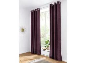 4004567336202 - Thermo-Chenille-Vorhang Ösen lila