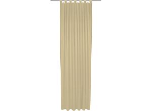 4004567373948 - Vorhang WIRTH Trondheim B beige Gardinen 275cm Schlaufen 132cm Polyacryl nach Maß B132cm H275cm