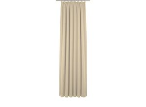 4004567374136 - Vorhang WIRTH Trondheim B Gardinen Gr 195 cm Kräuselband 132 cm beige (natur) Kräuselband nach Maß