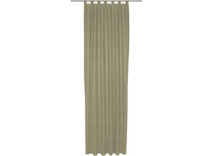 4004567377212 - Vorhang WIRTH Trondheim B gelb (ocker) Gardinen 305cm Schlaufen 132cm Polyacryl nach Maß B132cm H305cm