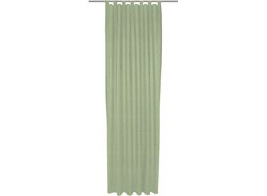 4004567380540 - Vorhang WIRTH Trondheim B grün (hellgrün) Gardinen 395cm Schlaufen 132cm Polyacryl nach Maß B132cm H395cm