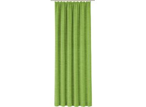 4004567380700 - Vorhang WIRTH Trondheim 328 g m² grün (apfelgrün produkt erfüllt die vorgaben zum brennverhalten für frankreich) B132cm H285cm Chenille Polyacryl Gardinen nach Maß