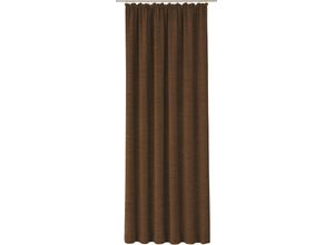 4004567382841 - Vorhang WIRTH Trondheim 328 g m² braun (schoko deutsch (de) englisch (en) finnisch (fi) französisch (fr)) B132cm H265cm Chenille Wohnzimmer Polyacryl Gardinen nach Maß