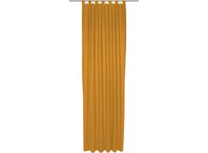 4004567384647 - Vorhang WIRTH Trondheim B Gardinen Gr 175 cm Schlaufen 132 cm goldfarben (altgoldfarben) Schlaufen nach Maß