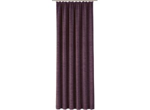 4004567388140 - Vorhang WIRTH Trondheim B Gardinen Gr 165 cm Kräuselband 132 cm lila (beere) Kräuselband nach Maß