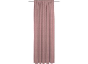 4004567389543 - Vorhang WIRTH Trondheim B Gardinen Gr 215 cm Multifunktionsband 132 cm rosa Schlafzimmergardinen nach Maß