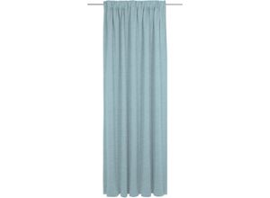 4004567390617 - Vorhang WIRTH Trondheim B Gardinen Gr 205 cm Multifunktionsband 132 cm blau (hellblau) Schlafzimmergardinen nach Maß