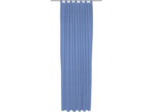 4004567392208 - Vorhang WIRTH Trondheim B Gardinen Gr 175 cm Schlaufen 132 cm blau (royalblau) Schlaufen nach Maß