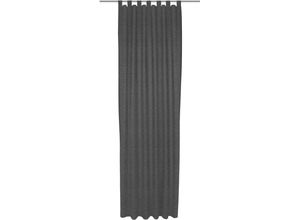 4004567395414 - Vorhang WIRTH Trondheim B Gardinen Gr 145 cm Schlaufen 132 cm grau Schlaufen nach Maß
