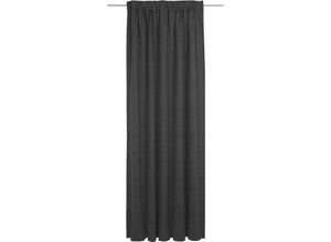 4004567396046 - Vorhang WIRTH Trondheim B Gardinen Gr 235 cm Multifunktionsband 132 cm schwarz Schlafzimmergardinen nach Maß