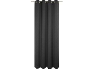4004567396299 - Vorhang WIRTH Trondheim 328 g m² schwarz (schwarz produkt erfüllt die vorgaben zum brennverhalten für frankreich) B132cm H215cm Chenille Wohnzimmer Polyacryl Gardinen nach Maß