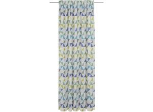 4004567402495 - Vorhang WIRTH Berlare Gardinen Gr 205 cm Multifunktionsband 132 cm blau Schlafzimmergardinen nach Maß 4004567402495 - Vorhang WIRTH Berlare Gardinen Gr 205 cm Multifunktionsband 132 cm blau Schlafzimmergardinen nach Maß
