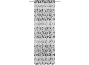 4004567404666 - Vorhang WIRTH Berlare Gardinen Gr 215 cm Multifunktionsband 132 cm grau (dunkelgrau) Schlafzimmergardinen nach Maß