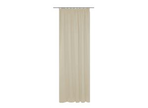 4004567405632 - Vorhang WIRTH Dim out Gardinen Gr 375 cm Kräuselband 142 cm beige Kräuselband nach Maß