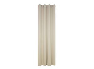 4004567405960 - Vorhang WIRTH Dim out Gardinen Gr 165 cm Ösen 142 cm beige Ösen nach Maß